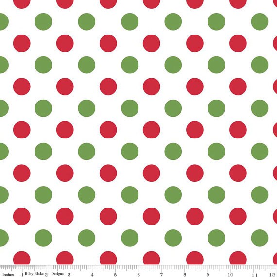 christmas fabric red and green polka dots white by christmas fabric red and green polka dots white by