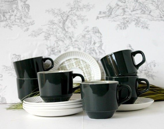Crown tea  saucer & New cups Lynn  Tea Vintage  Teacups, Zealand vintage 12pc cup set, nz