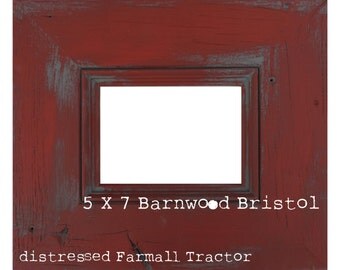 Barnwood Bristol Painted Reclaimed Wood Picture Frame 4 X 6 - 11 X 14 sizes