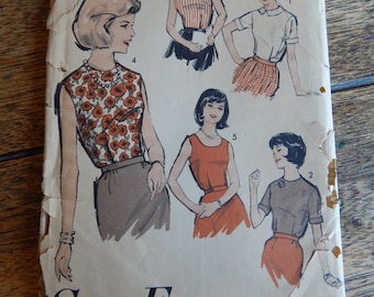 Advance 3011 Sew-Easy beginners blouse pattern Uncut size 18