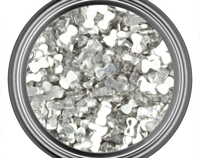 Crystal Bow Rhinestone Gems Flat Back Face Art Nail Art Scrapbook Phone Decoration 3mm