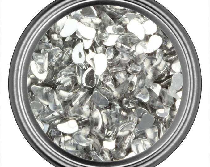 Crystal Comma Rhinestone Gems Flat Back Face Art Nail Art Scrapbook Phone Decoration 3mm