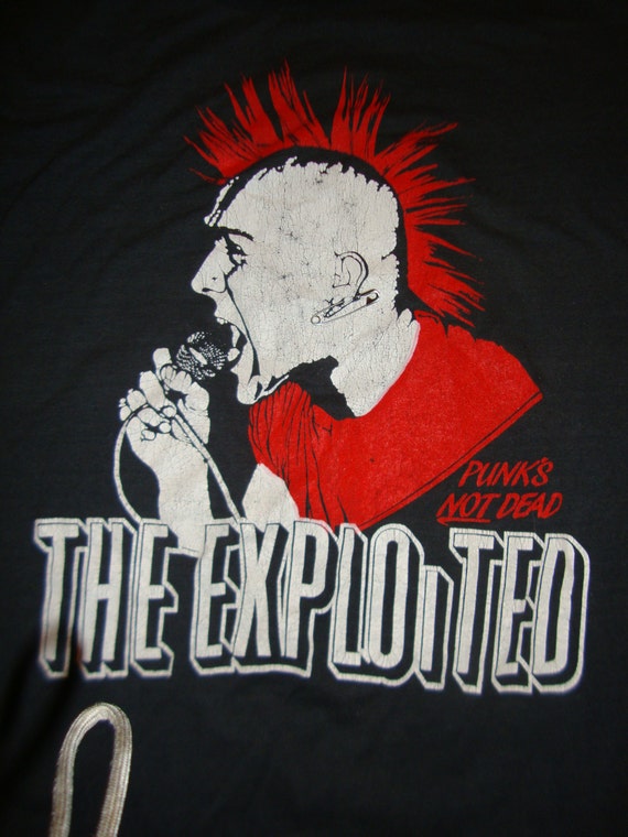 Vintage PIL 1980's T-Shirt The Exploited Punk's Not