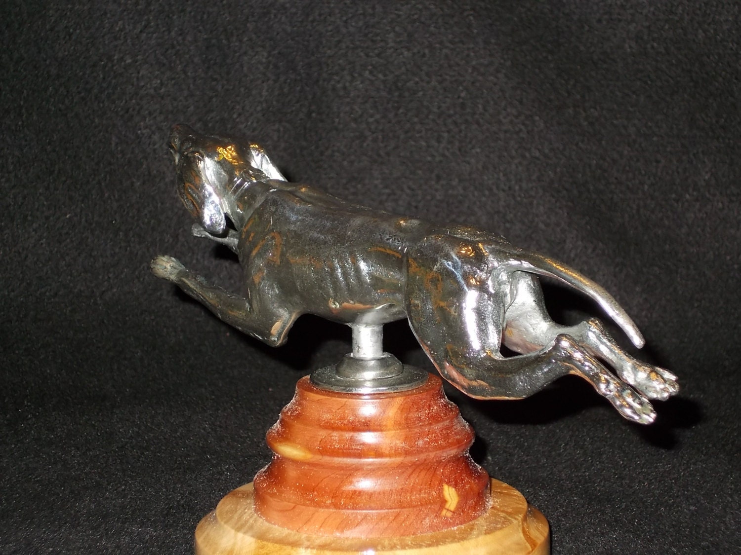 Hood Ornament Running Dog Radiator Car Mascot Emblem by Popyshoods