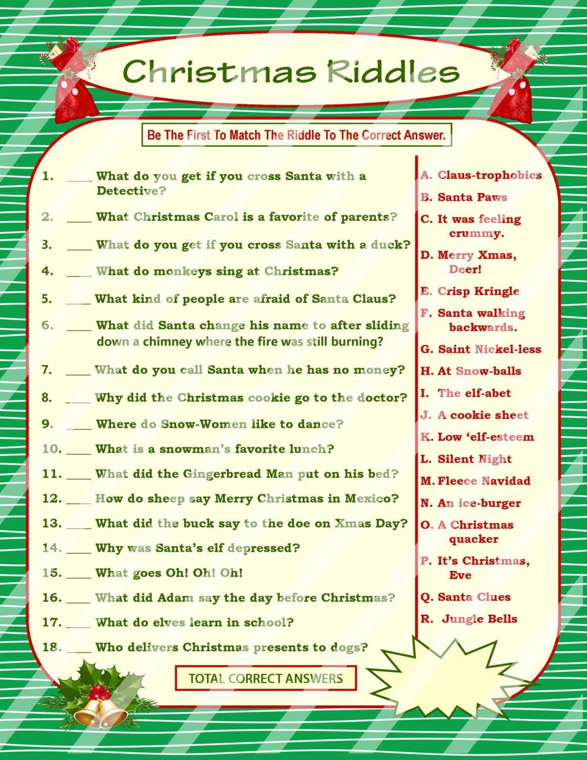 26+ Riddles For Christmas Games