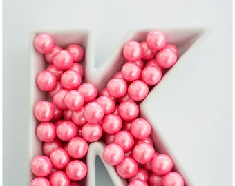 Ceramic Letter Candy Dishes- Your Choice of Letter