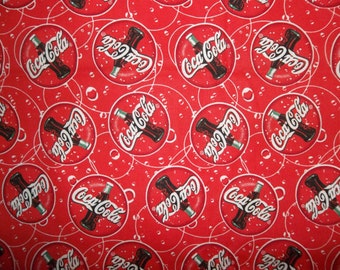 Popular items for coca cola fabric on Etsy