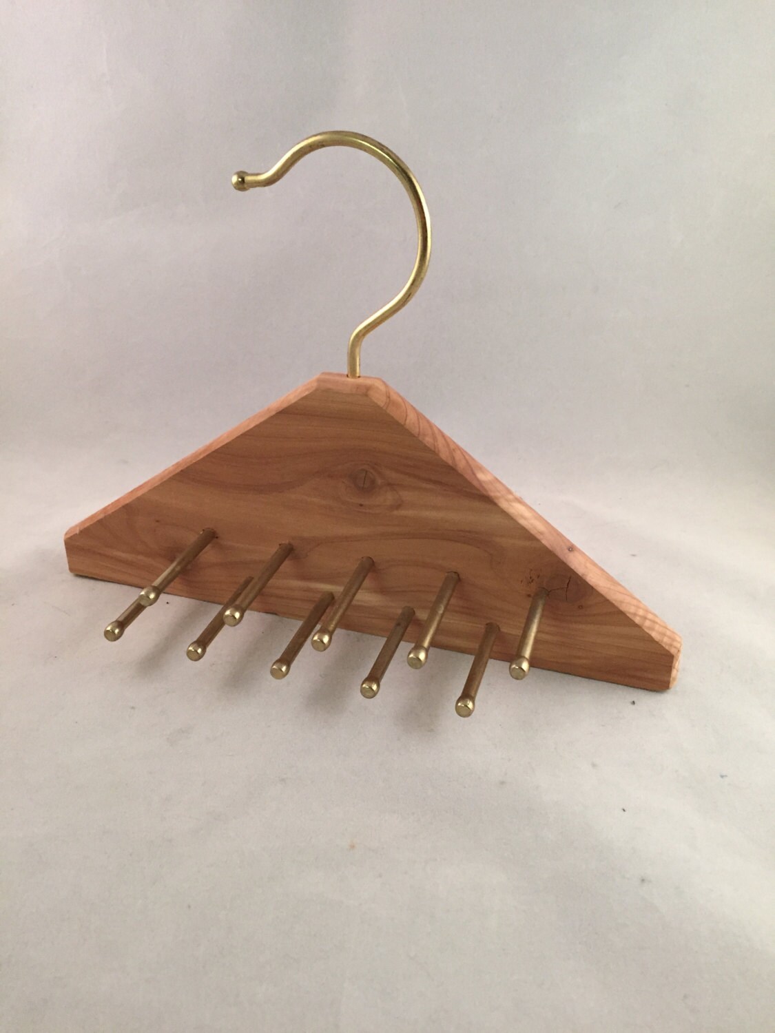 Vintage Cedar 20 Tie Hanger, Necktie Holder Haute Juice