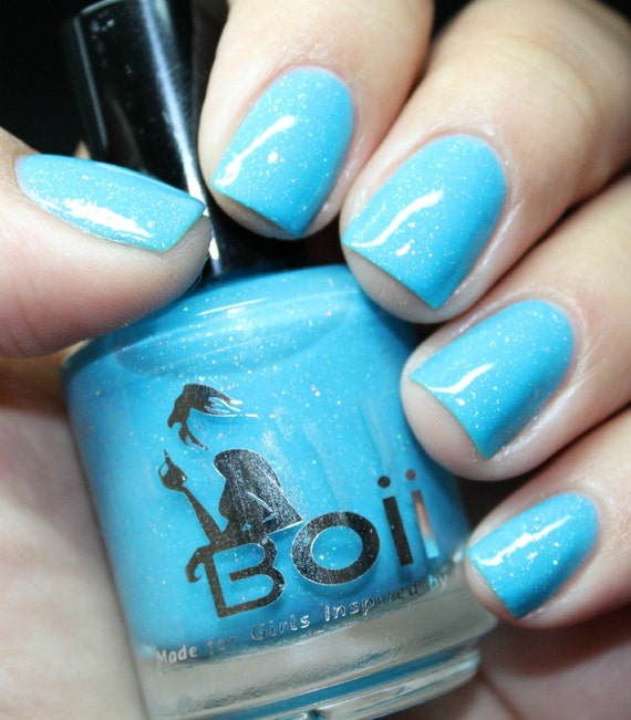 Items similar to Nail polish, blue nail polish,lets ride a bike on Etsy