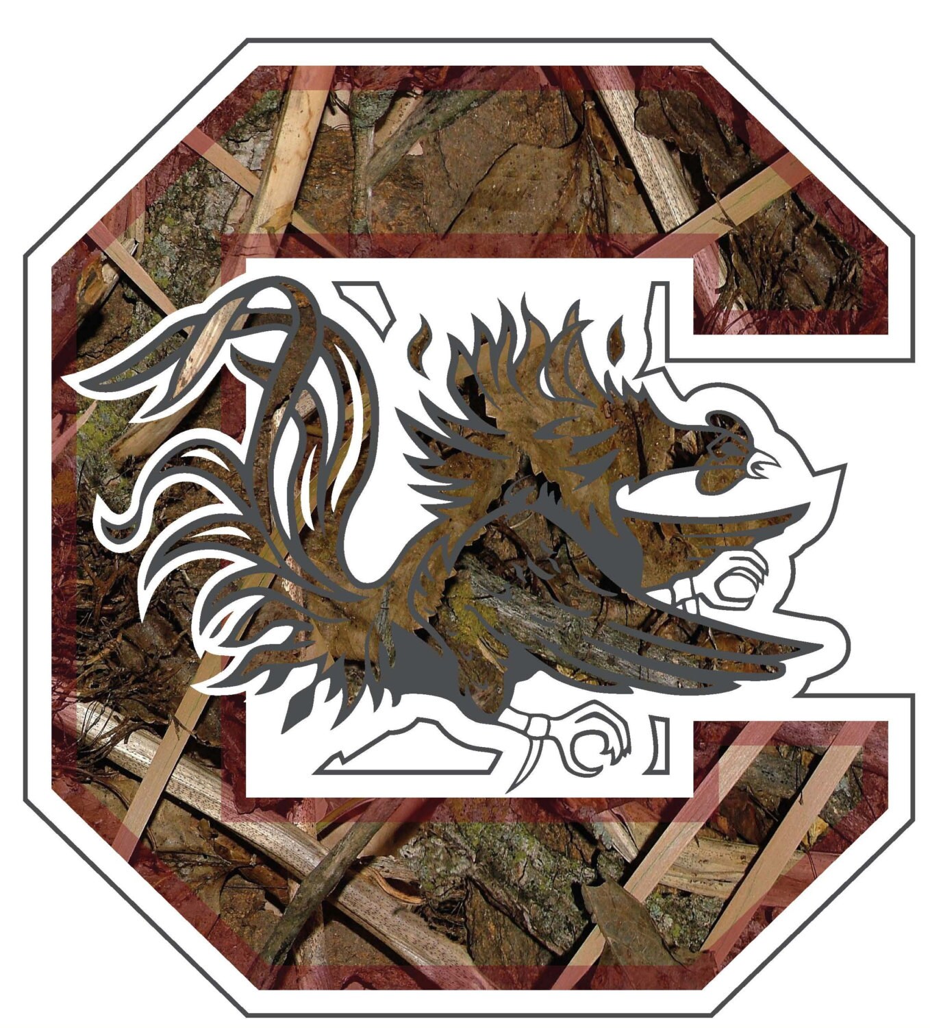 Gamecocks Camo Backpack | South Carolina Gamecocks Laptop Camo Backpack