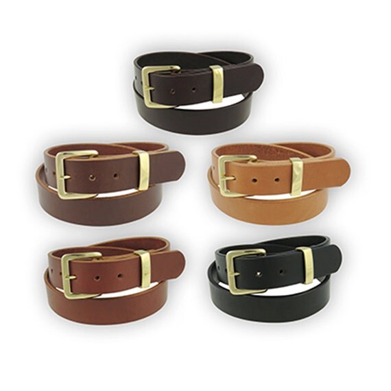 410B_1 1/4 wide_Heavy duty leather Work Belt_gun holster