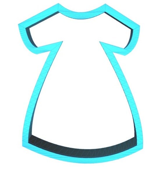 Little Girl Dress Cookie Cutter Fondant Cutter Communion