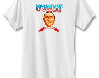 curly for president t shirt