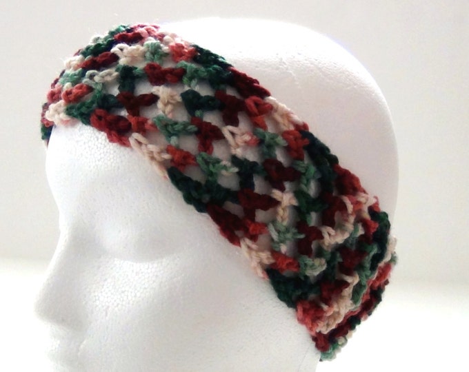 Headband - Crochet Headband - Winter Berries Headband