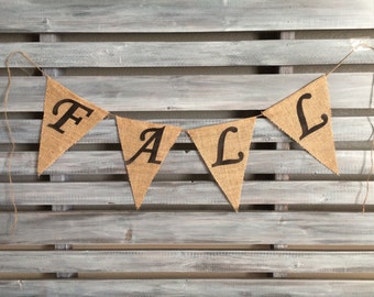Fall Burlap Banner, Fall Banner, Fall Sign, Burlap Fall Banner, Burlap Fall Sign, Fall Decor, Fall Decoations