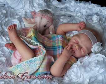 reborn ILSE full bodied COMPARES to silicone material LDC baby girl or boy
