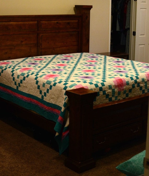 King/California King Hand Pieces Quilt by BlessthisMessPlease