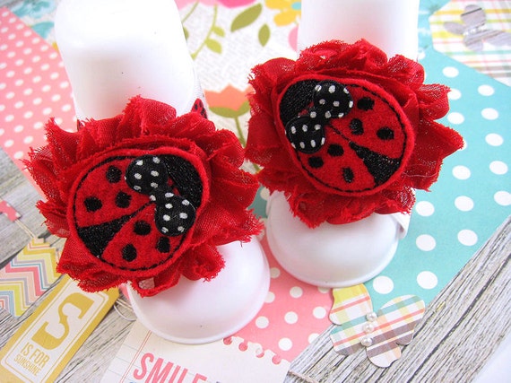 Baby Barefoot Sandals, Ladybug Baby Girl Shoes, Newborn Shoes, Toddler ...