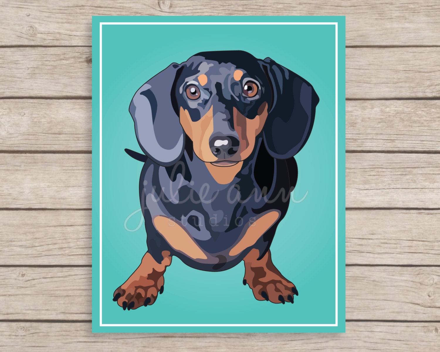 Dachshund Art Print Doxie Art Dachshund Decor Doxie Wall