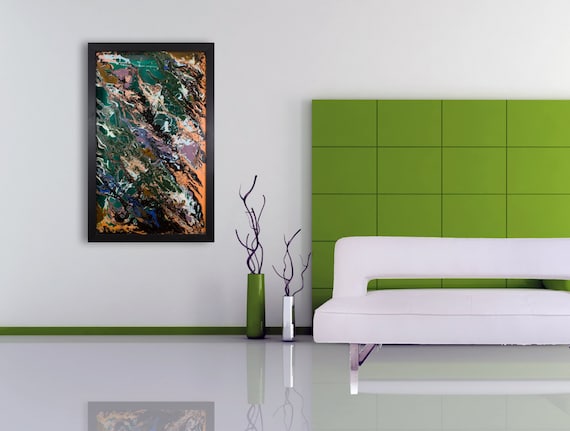 Large abstract art  Abstract wall  art  Large by 