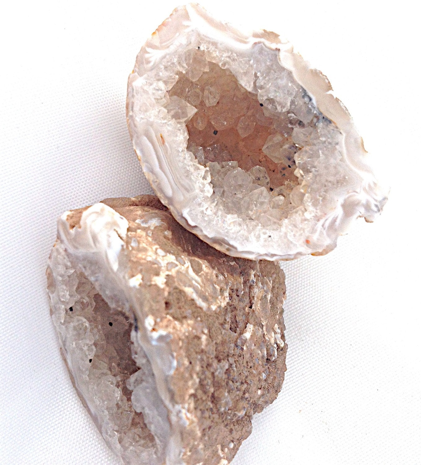 Water Agate Geode / Enhydro Agate Crystal by CrystalSensation