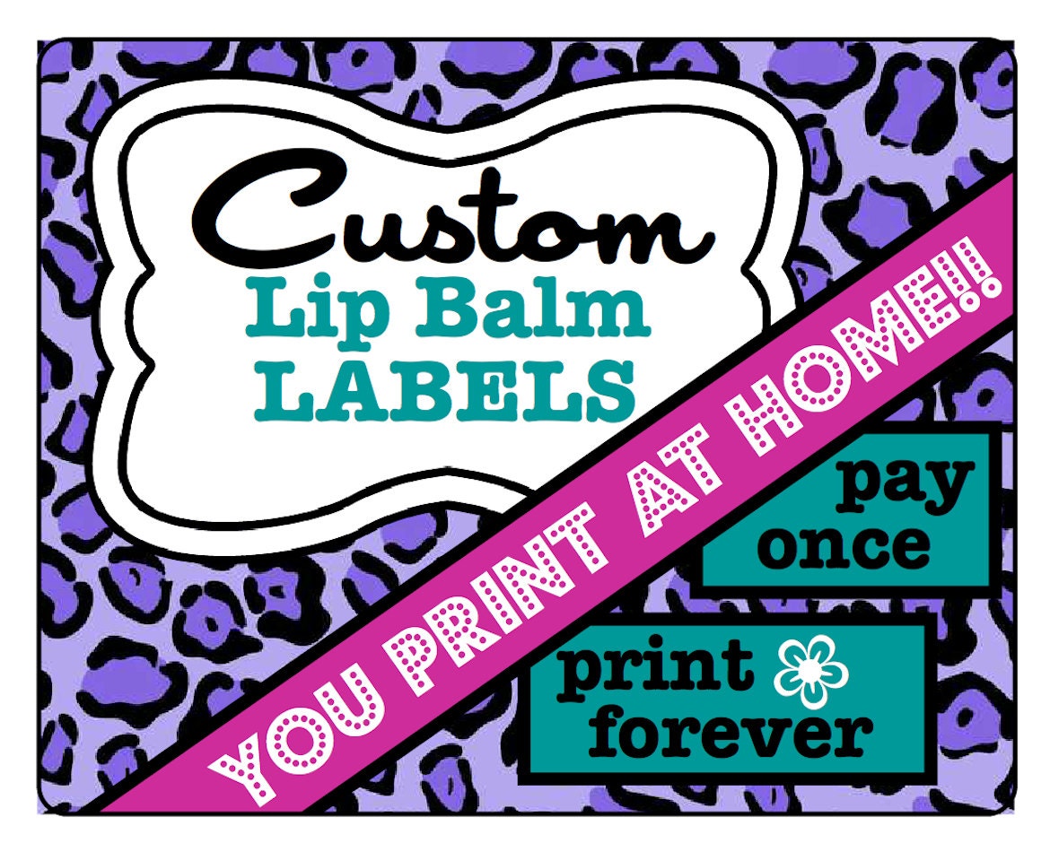 This is a picture of Mesmerizing Printable Lip Balm Labels This is an image of Mesmerizing Printable Lip Balm Labels