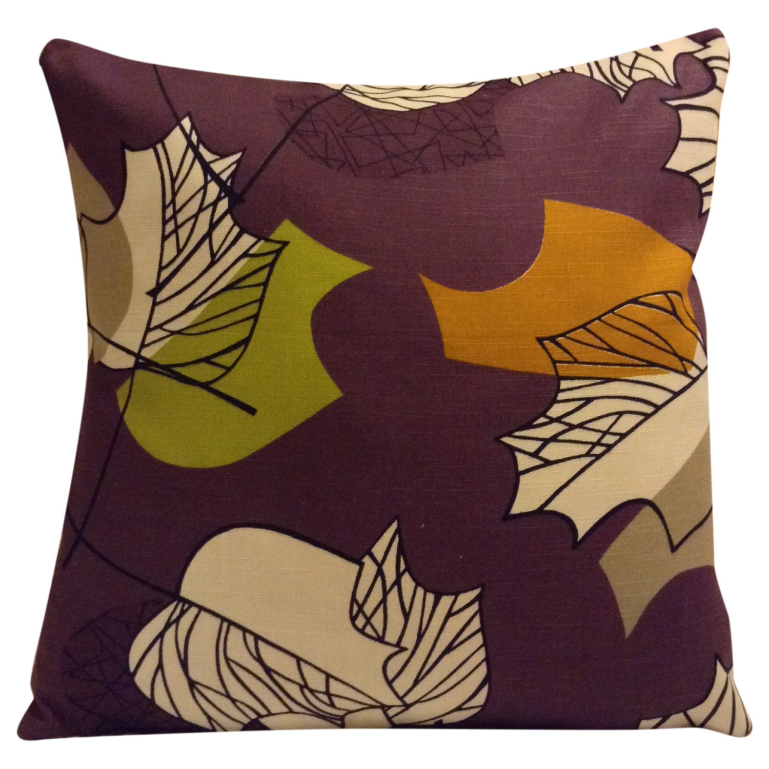 Sanderson Maple Plum Autumn Cushion Cover