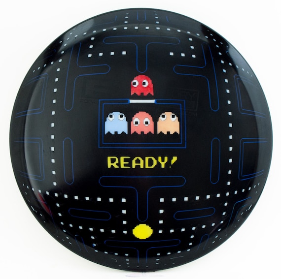 Disc Golf Custom Dyed Discs MadeToOrder PacMan 80's
