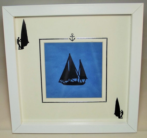 Nautical Boat Themed Picture Frame By Kraftytoppers On Etsy