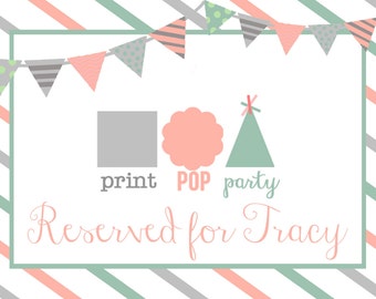 Simple Printable Party Decor by printpopparty on Etsy
