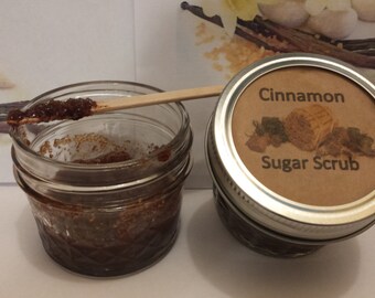Cinnamon Sugar Scurb, Sugar Scrub, Cinnamon, Bath & Beauty, Skin Care, Exfoliation and Peels, Girl Stuff, Bath Scrub