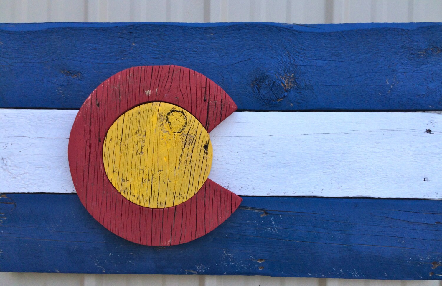 Large Colorado Flag by BarnyardFinds on Etsy