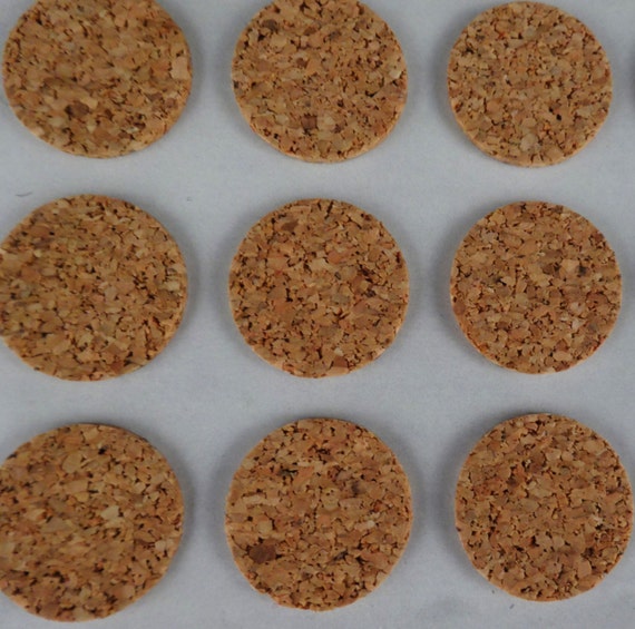 Cork Disc 3/4 Diameter Pack of 100 Great for by VintageTrimMasters