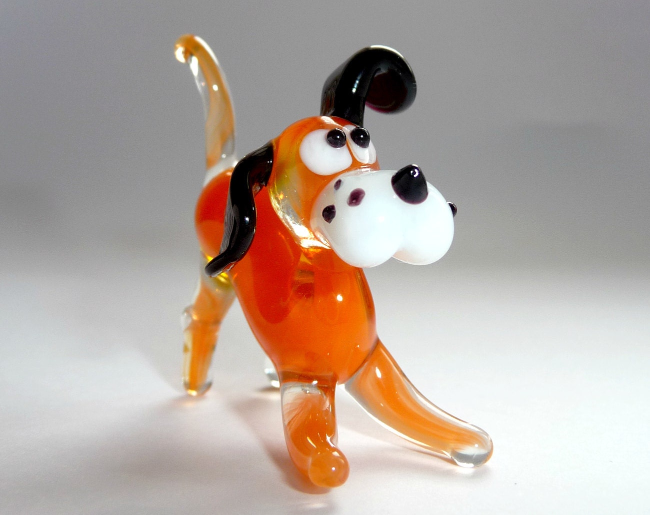 glass dog figurine