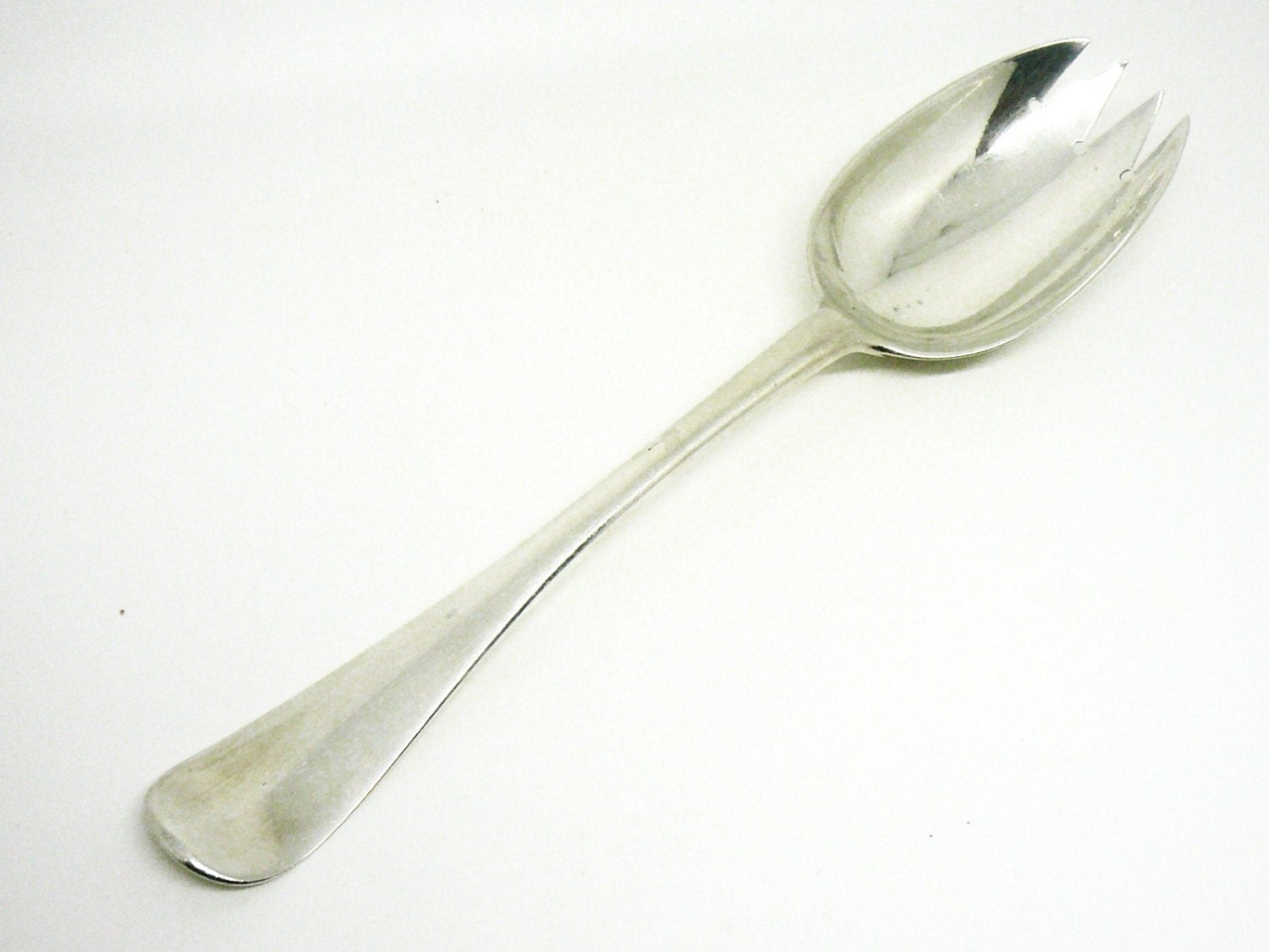 Solid Silver Spork Runcible Spoon Sterling Antique