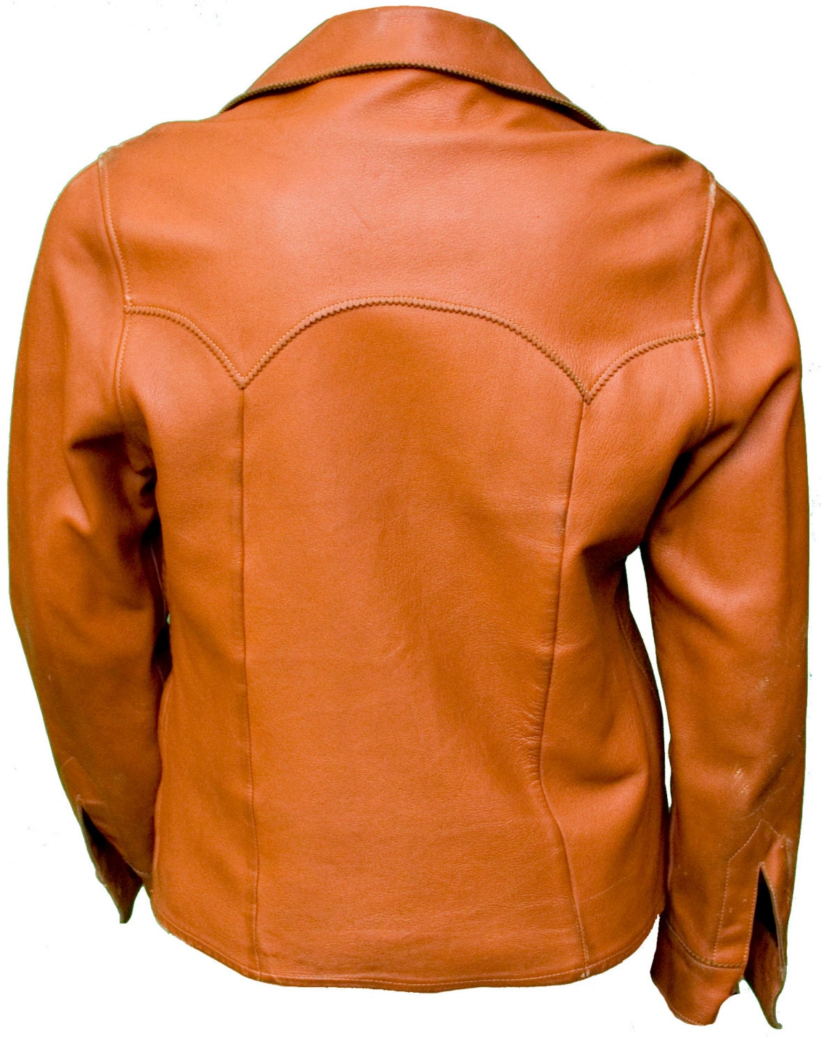 1950s XL Jacket Mens Deerskin Buckskin Leather Western Country