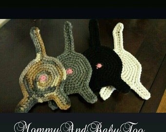 Cat butt coaster