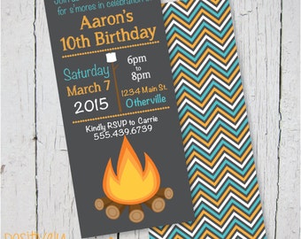 Campfire Invitations Free 10