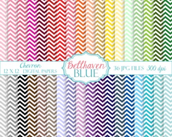 Chevron Zig Zag Digital paper