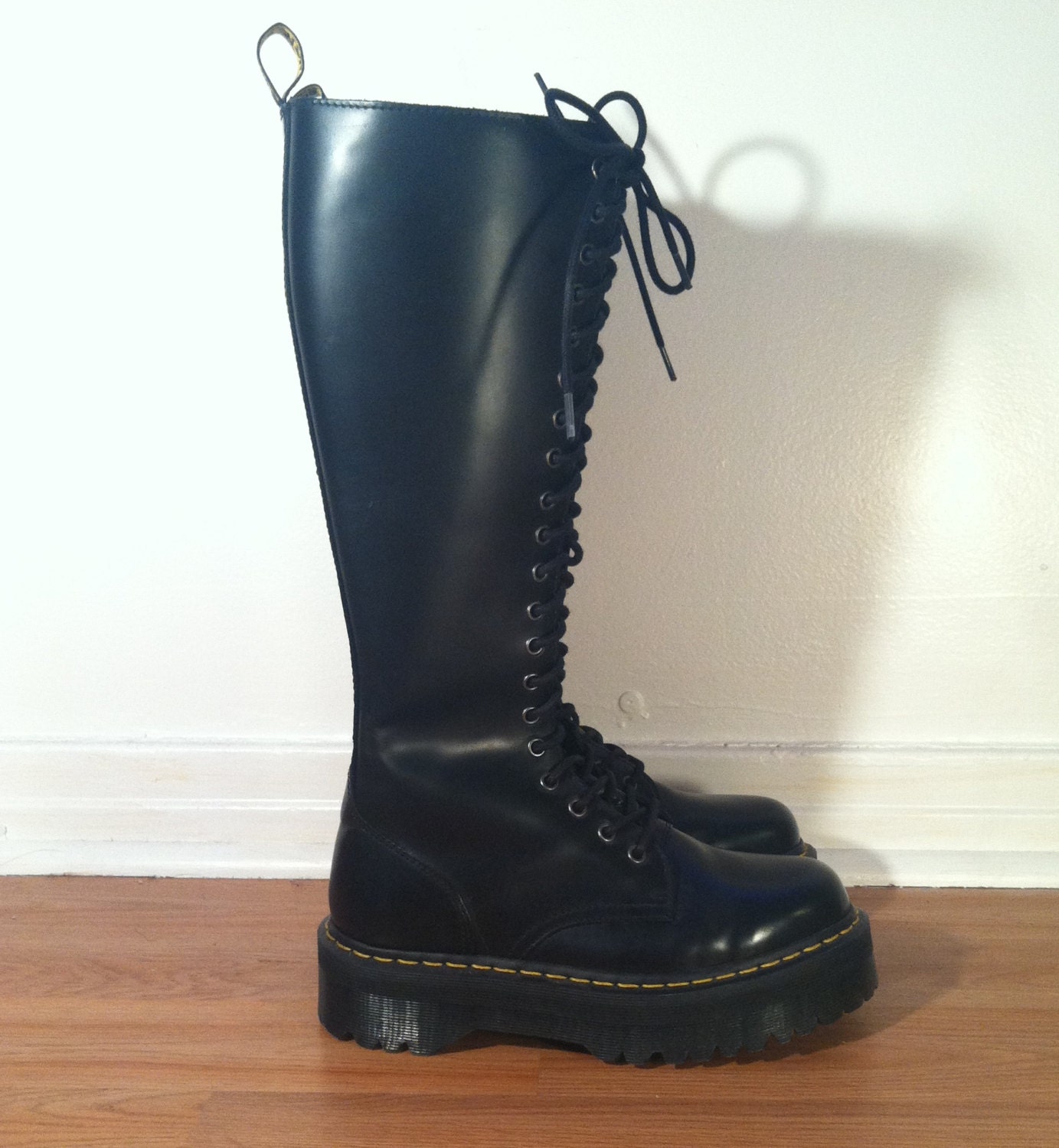 doc martens thigh high boots