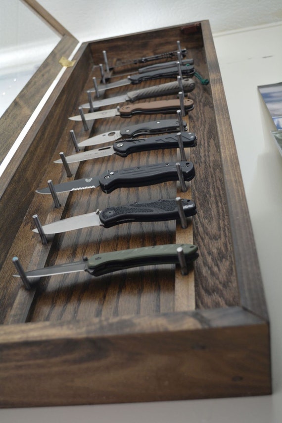 Knife Display Case by reclaimerdesign on Etsy