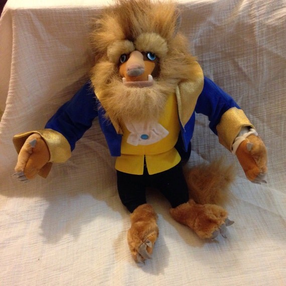 beauty and the beast plush doll