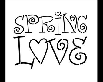 Spring stencils | Etsy