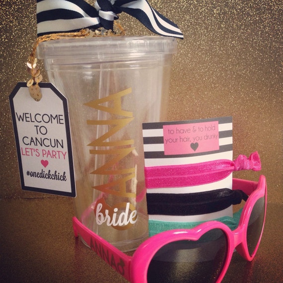 Customized Bachelorette Party Gift Set Girl Gift Bride Gift