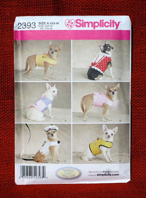 Simplicity Sewing Pattern 2393 Dog Vest / by AlicesSewingCorner