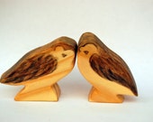 Waldorf wooden toy OWL COUPLE, Bird and Woodland set / Handmade wooden toy, waldorf inspired
