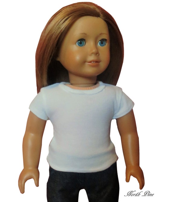 american girl doll tshirt by NorthPine on Etsy
