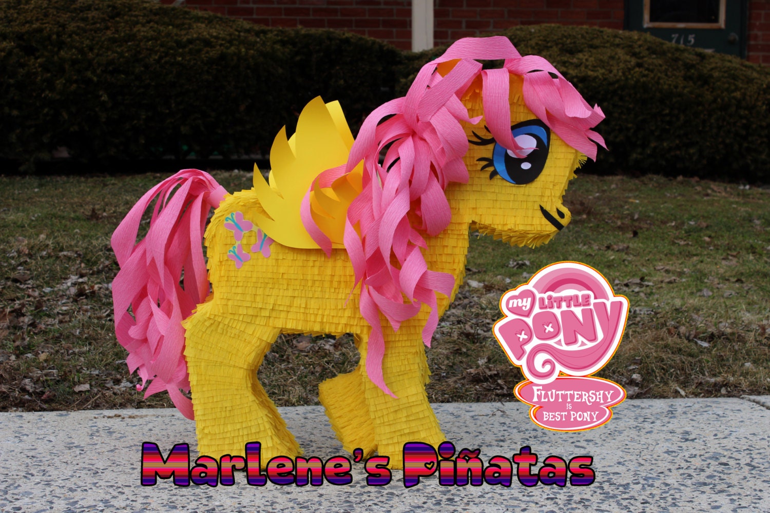 My Little Pony pinata Fluttershy Pinkie Pie Rainbow Dash