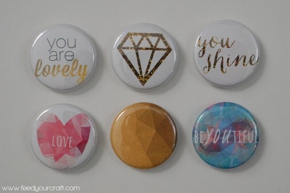 Vous êtes belle Flair Mini Badges