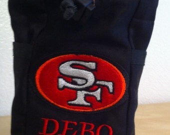 Sports Logos on Chalk Bag
